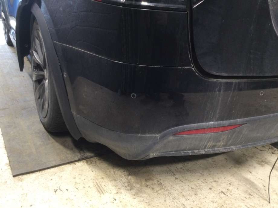 Støtfanger bak til Tesla Model X 2016-->>  (TESLA|)