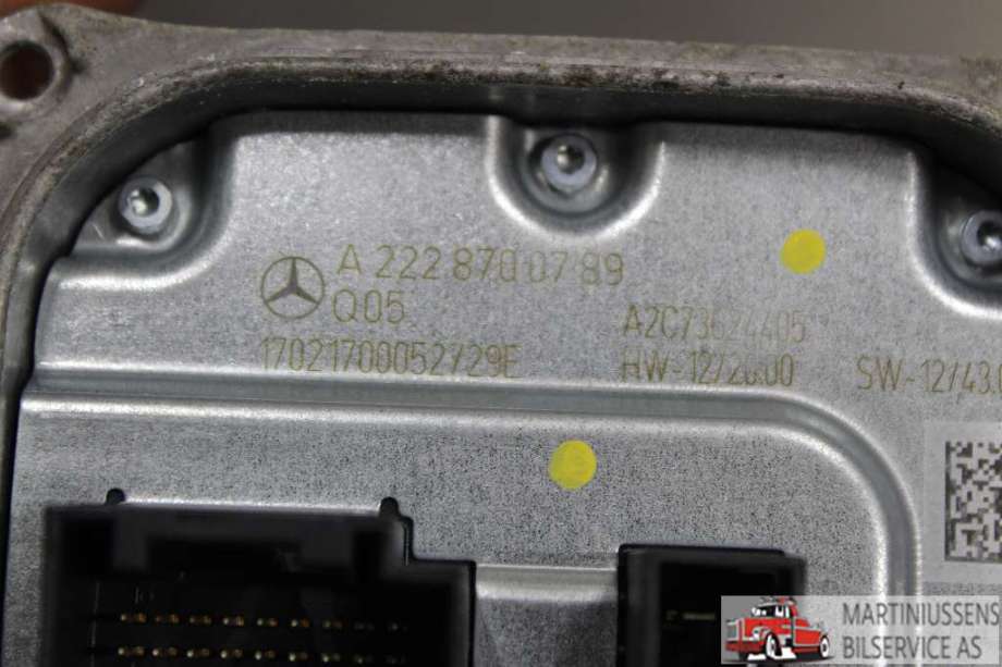 Styreenhet xenon/ballast til Mercedes C-Klasse 2014-2018 (Fase 1) (W205) (W205) (MERCEDES||A 222 902 22 05)