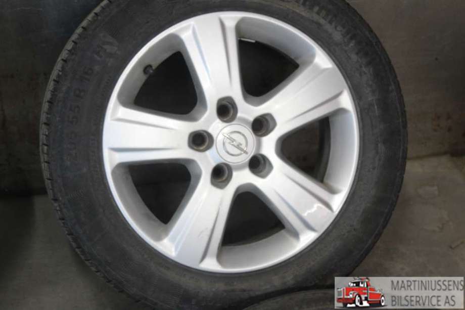 Felgsett aluminium til Opel Zafira A 1999-2005  (OPEL|5X110 ET40|5X110|6X16 ET 44)