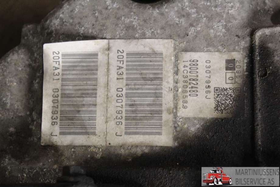 Girkasse automat til Citroën Jumpy 2007-2016 (Type II) (CITROEN||9800782480)