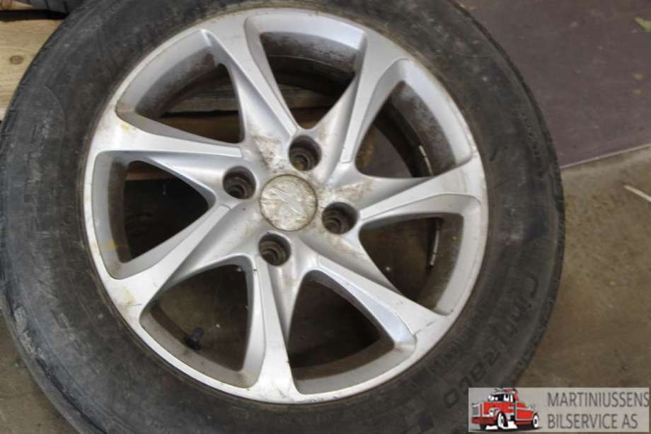 Felgsett aluminium til Peugeot 208 2012-2019 (Type I)  (PEUGEOT|4X108|6X15|)