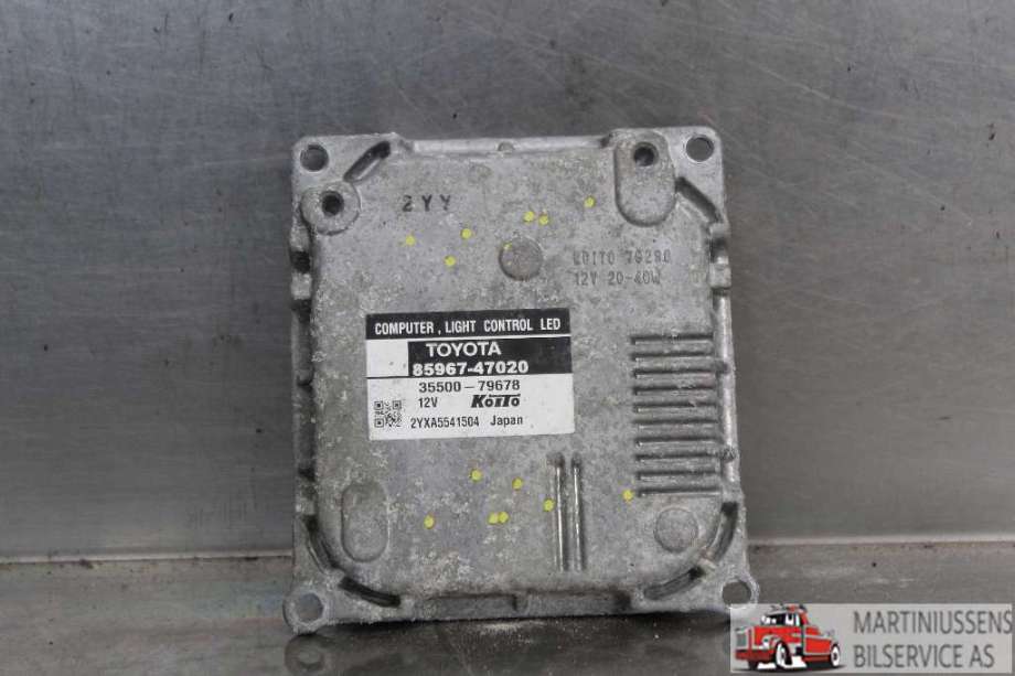 Styreenhet xenon/ballast til Toyota Prius +7, 2012-2020 (Type III) (stasjonsvogn) (stasjonsvogn) (TOYOTA|)