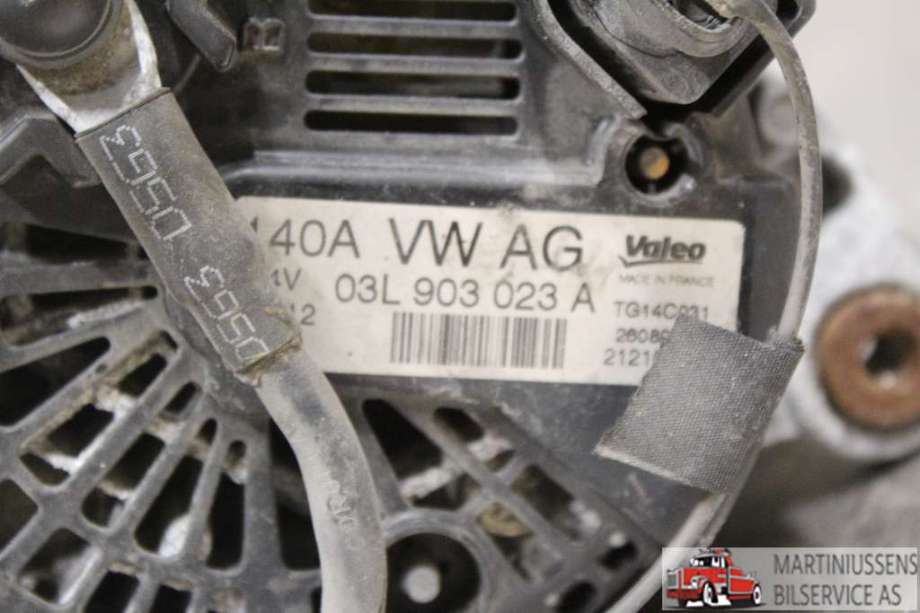 Dynamo til Audi A3 2009-2012 (Type II, Fase 2)  (AUDI||03L 903 023 A)