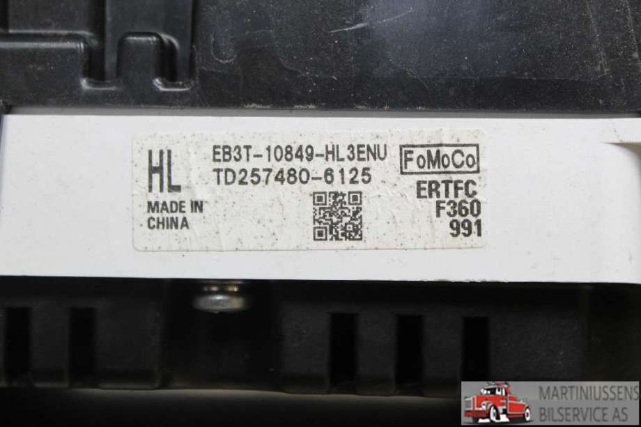 Speedometer til Ford Ranger / Ranger Raptor 2015-2022  (FORD||EB3T-10849-HL3ENU)