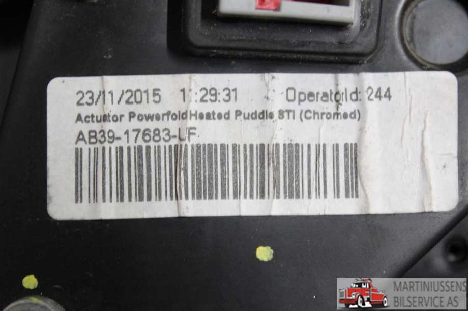 Speil venstre til Ford Ranger / Ranger Raptor 2015-2022  (FORD||AB39-17683-LF)
