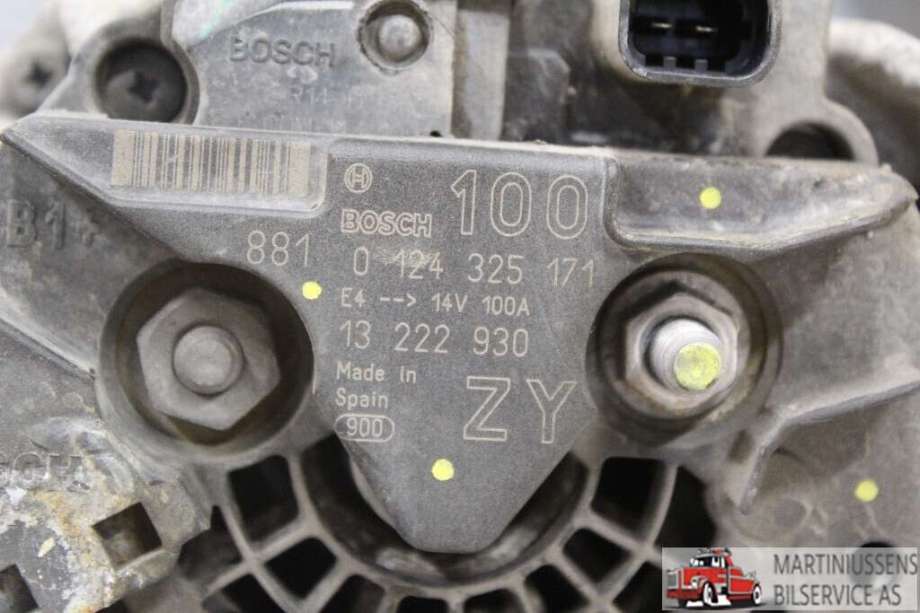 Dynamo til Opel Corsa D 2006-2014  (OPEL||0 124 325 171)