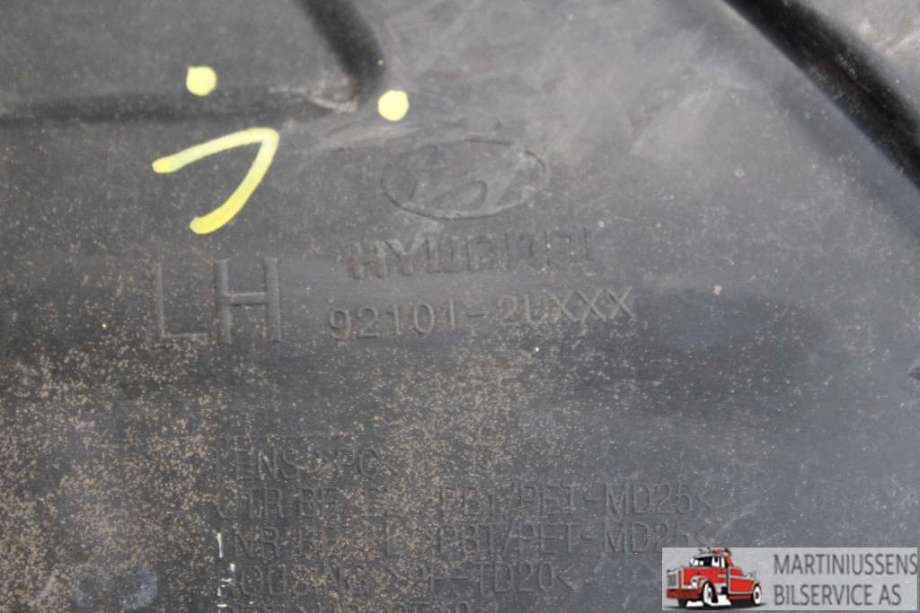 Frontlykt venstre halogen til Hyundai i30 2007-2012 (Type I) (|92101-2LXXX)