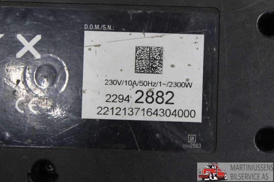 Batterilader kabel til Opel Ampera 2012-2014 (Type I)  (OPEL||22942882)