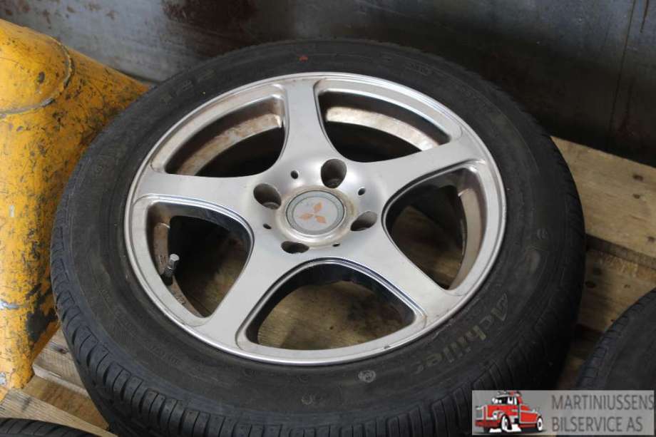Hjulsett aluminium sommer til Mitsubishi Colt 2004-2008 (Type VII, Fase 1)  (MITSUBISHI|3;4X114|5X15;6|)
