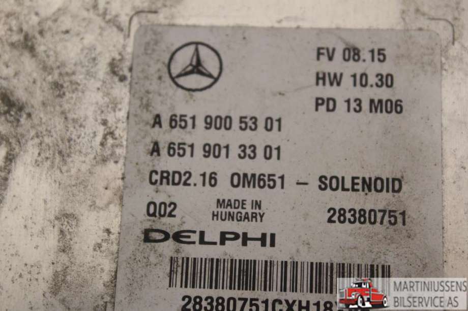 Styreenhet motor til Mercedes C-Klasse 2011-2014 (Fase 2) (W204) (W204) (MERCEDES||A 651 900 53 01)