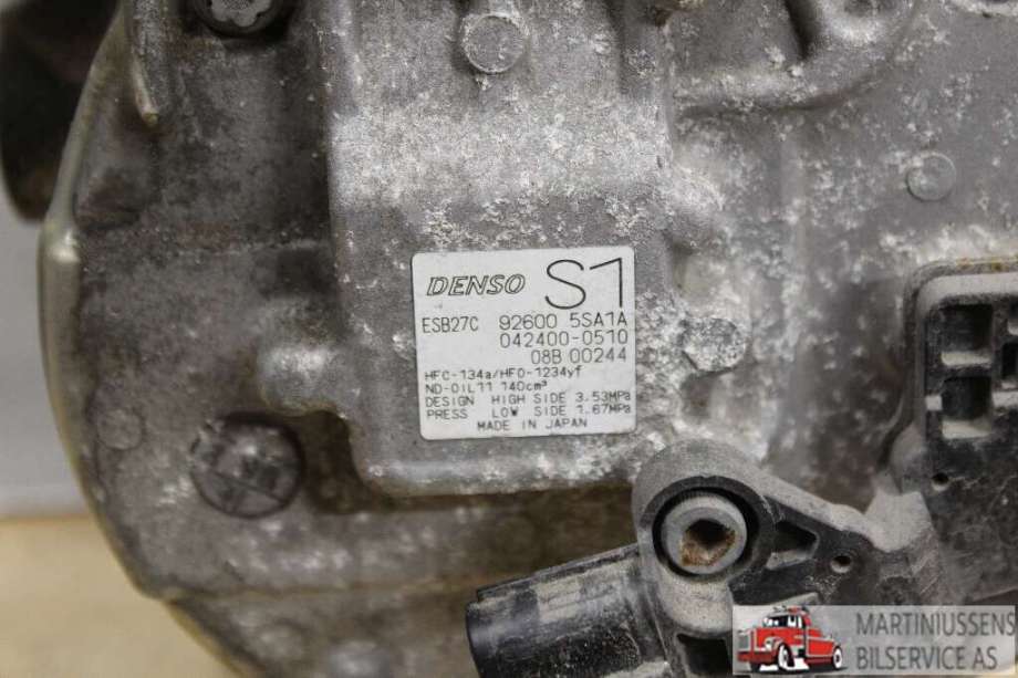 Aircondition kompressor til Nissan Leaf 2018-->> (Type II)  (NISSAN||92600 5SA1A)
