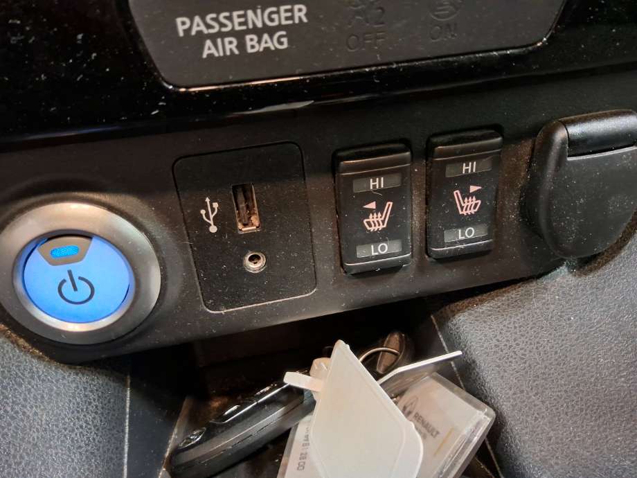 Bryter setevarme til Nissan Leaf, 2018-->> (Type II)  (NISSAN|)