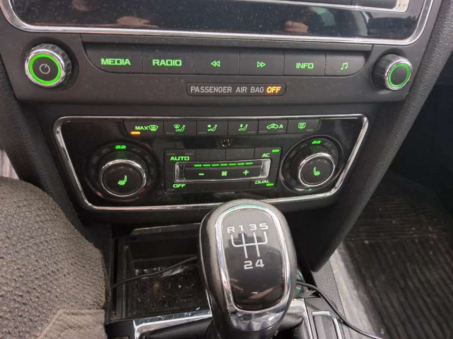 Varmeapparat betjening til Škoda Superb, 2008-2015 (Type II)  (SKODA|)
