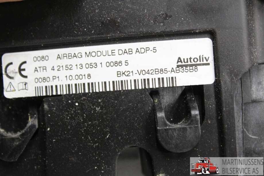 Airbag rattpute til Ford Transit Custom 2013-2023 (Type I)  (FORD||BK21-V042B85-AB35B8)
