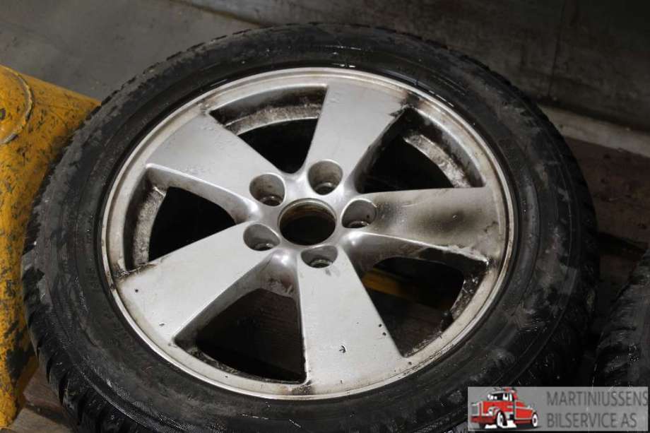 Felgsett aluminium til Saab 9-5 1997-2001 (Type I, Fase 1)  (SAAB|5X110|5X16 ET 49;6|)
