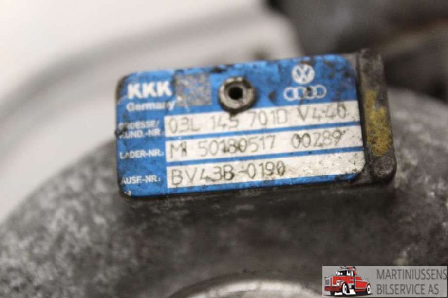 Turbo til Audi A4 2007-2014 (Type IV) (B8) (B8) (AUDI|03L 145 701 D||03L 145 701D V440)