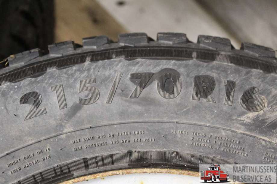 Dekk til Annet Dekk vinter pigg 0-->> (NORTH 9 SUV|215/70R16 9MM|NORDMAN)