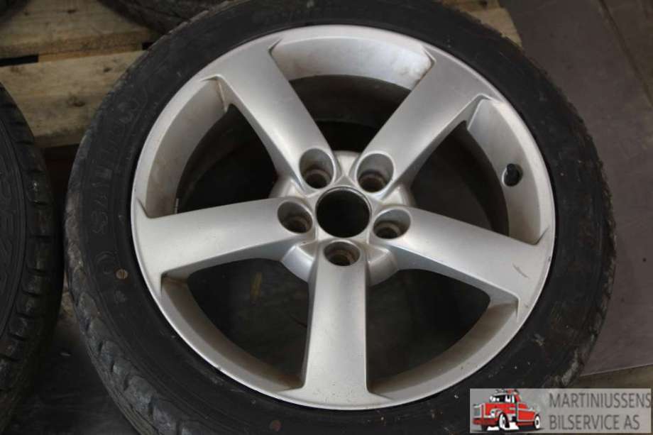 Felgsett aluminium til Saab 9-3 2003-2007 (Type II, Fase 1)  (SAAB|5X110|7X17 ET 41|12785711)