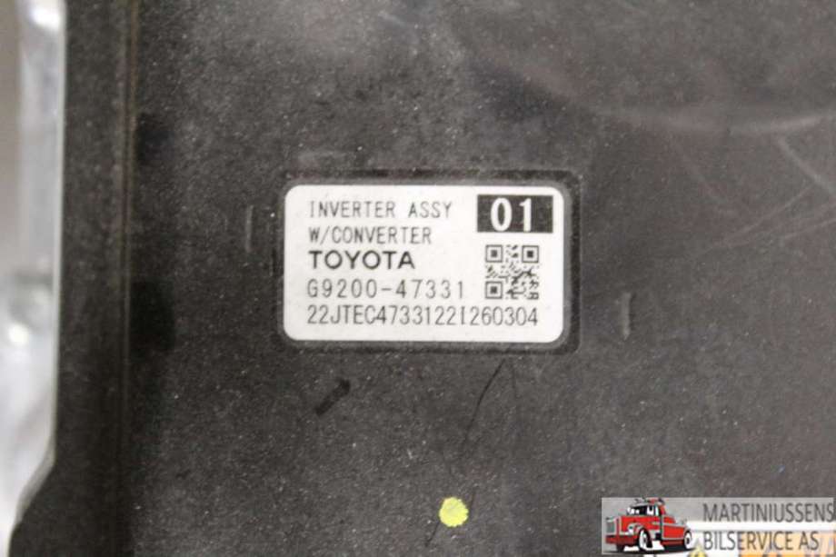 Inverter elbil til Toyota Corolla 2019-->>  (TOYOTA||G9200-47331)