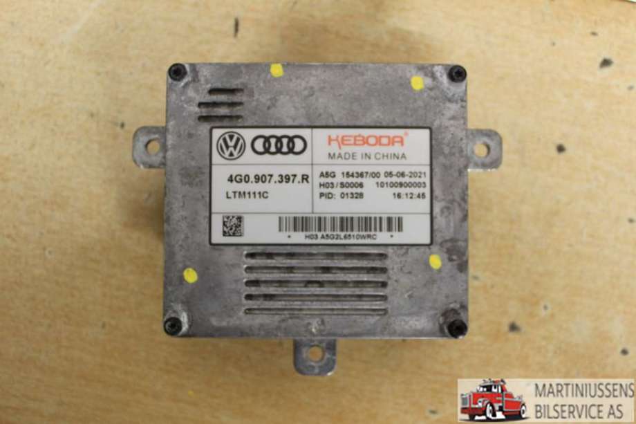 Styreenhet xenon/ballast til Audi A3 2016-2020 (Type III, Fase 2)  (AUDI||4G0.907.397.R)
