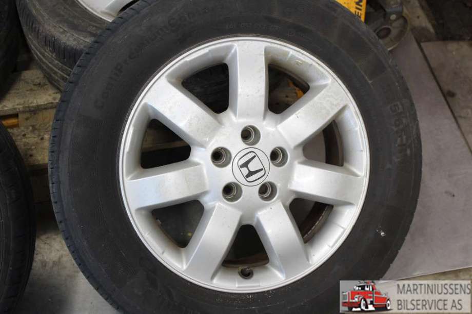 Hjulsett aluminium sommer til Honda CR-V 2007-2012 (Type III) (HONDA|3;5X114|225/65R17 ET 50|4STK CONTNENTAL)