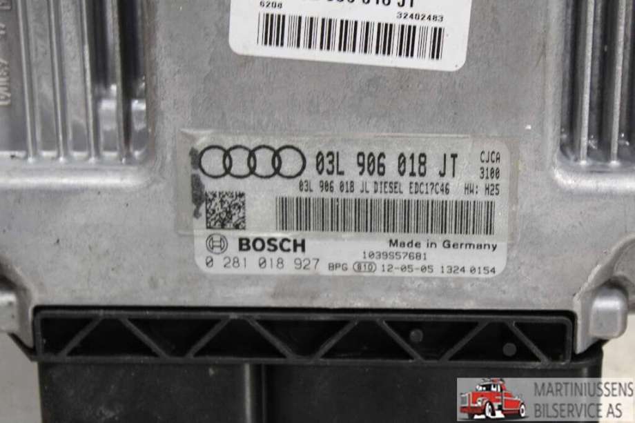Styreenhet motor til Audi A4 2007-2014 (Type IV) (B8) (B8) (AUDI||03L 906 018 JT)