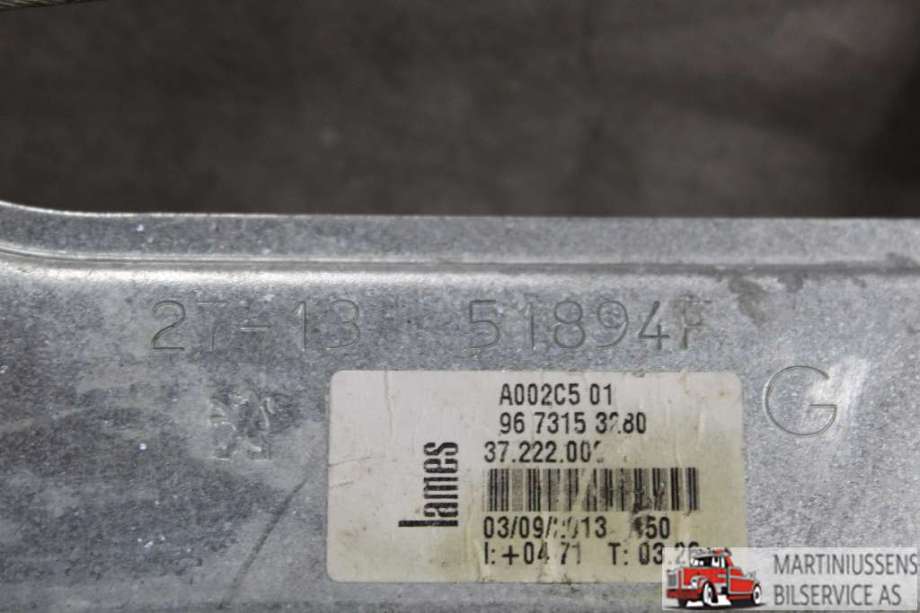 Ruteheis til Peugeot 208 2012-2019 (Type I)  (PEUGEOT||A002C5 01)