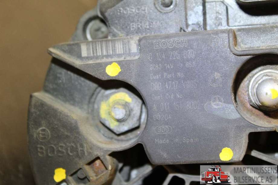 Dynamo til Smart Fortwo 1999-2007 (Type I) (W450) (W450) (SMART||0 124 225 020)