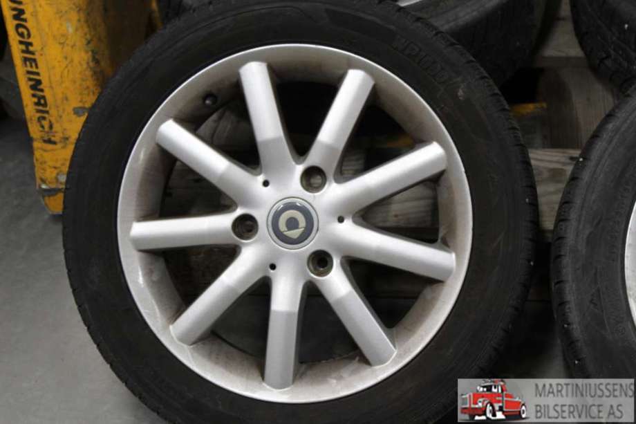 Hjulsett aluminium vinter til Smart Fortwo 1999-2007 (Type I) (W450) (W450) (SMART|)