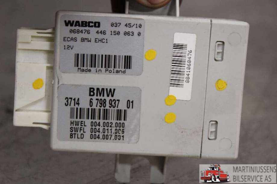 Styreenhet nivå/luftfjæring til BMW 5-Serie 2010-2017 (F10/F11) (F10/F11) (BMW||3714 6 798 937 01)
