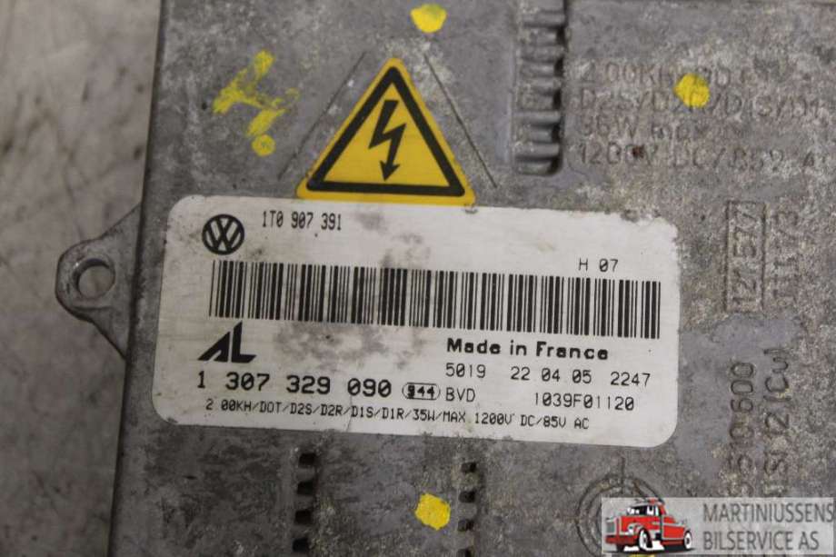 Styreenhet xenon/ballast til VW Touran 2003-2006 (Type I, Fase 1)  (VOLKSWAGEN||1 307 329 090)