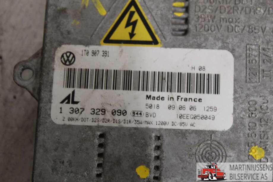Styreenhet xenon/ballast til VW Touran 2003-2006 (Type I, Fase 1)  (VOLKSWAGEN||1 307 329 090)