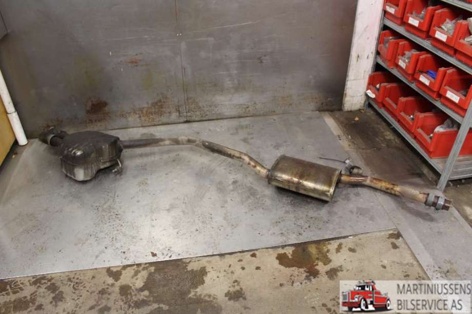 Eksos bakre til Audi A6, 2011-2014 (Type IV, Fase 1) (C7) (C7) (AUDI|)