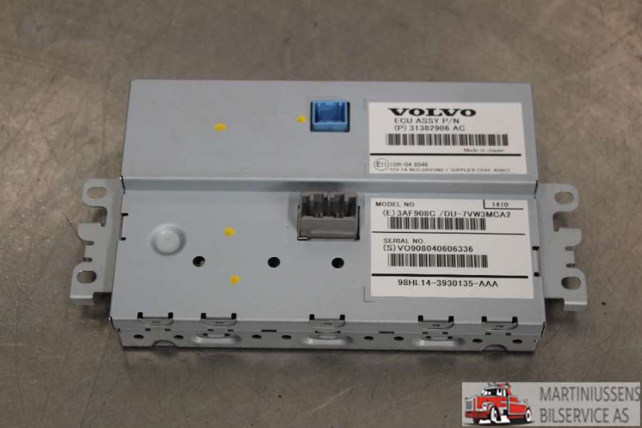 Instrument kjørecomputer til Volvo V40 2012-2019  (VOLVO||31382906)