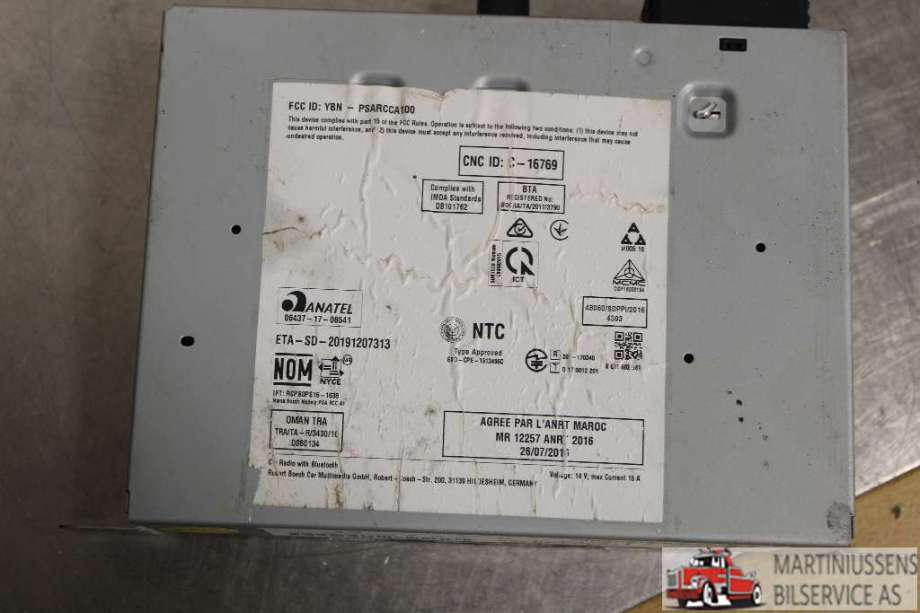 Bilstereo til Peugeot 2008 2019-->> (Type II)  (PEUGEOT||9833499780)