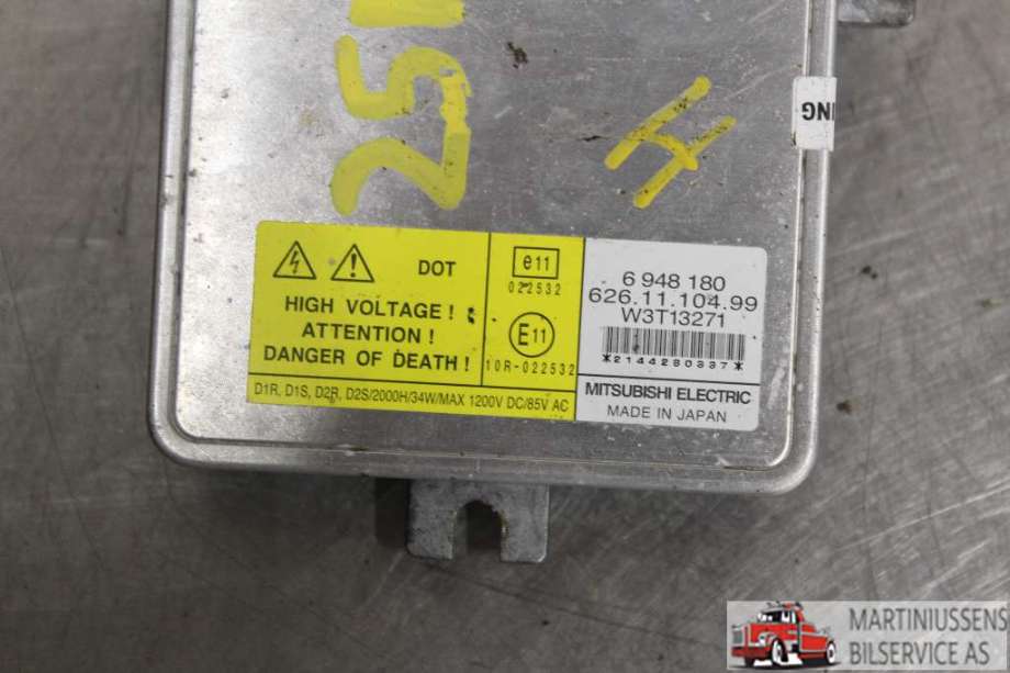 Styreenhet xenon/ballast til Volvo V70 2007-2013 (Type III, Fase 1)  (VOLVO||626.11.104.99)