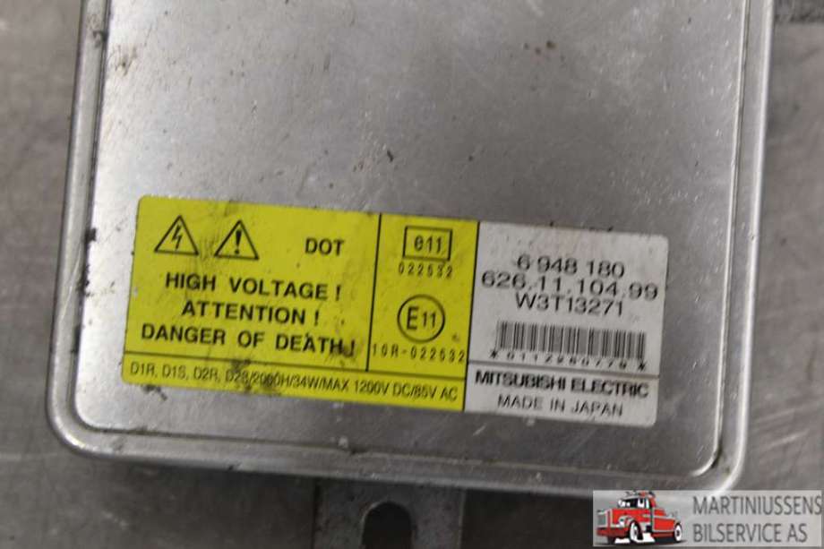 Styreenhet xenon/ballast til Volvo V70 2007-2013 (Type III, Fase 1)  (VOLVO||626.11.104.99)