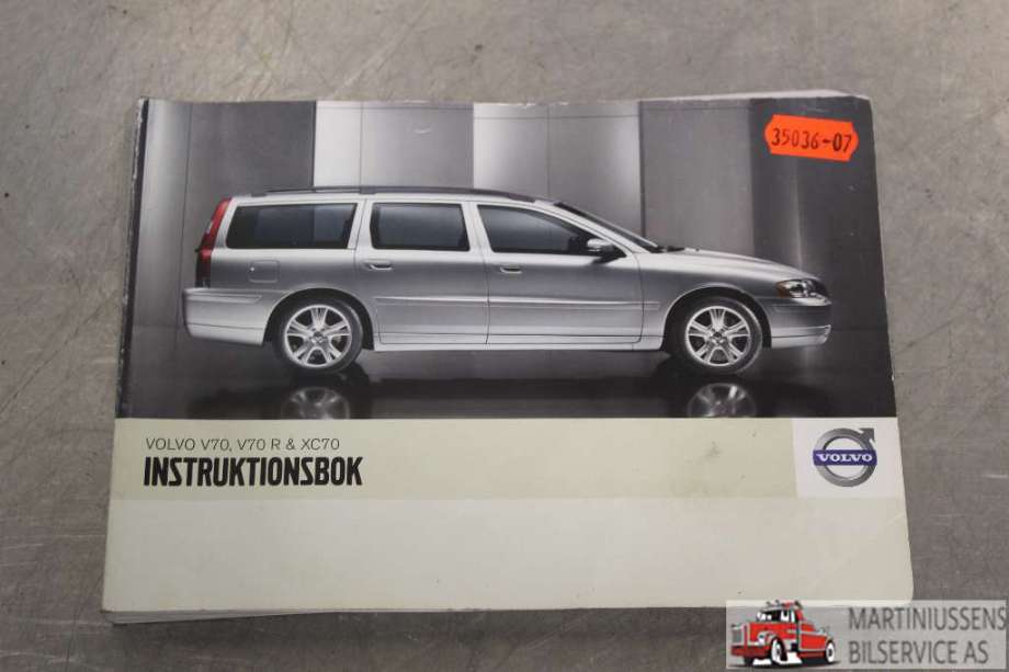 Instruksjonsbok til Volvo V70, 2005-2007 (Type II, Fase 2)  (VOLVO|)