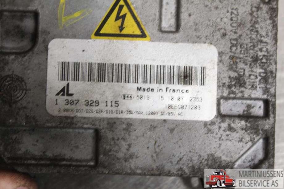 Styreenhet xenon/ballast til Audi A3 2003-2008 (Type II, Fase 1)  (AUDI||1 307 329 115)