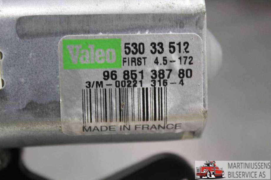 Viskermotor bakrute til Citroën Berlingo 2008-2015 (Type II, Fase 1)  (CITROEN|)