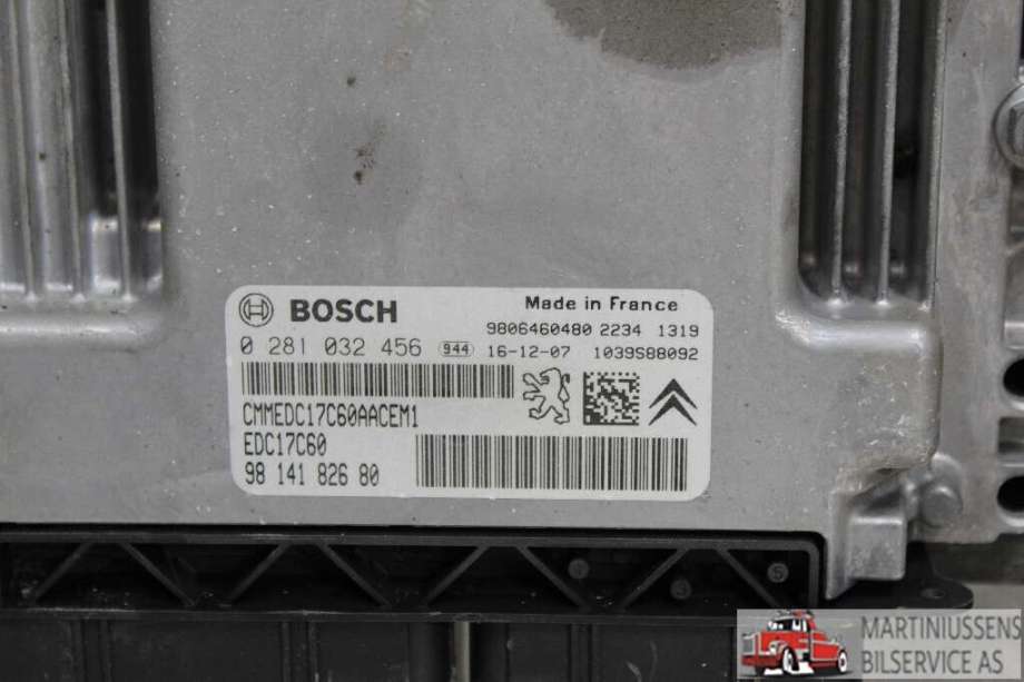 Styreenhet motor til Peugeot Partner 2015-2019 (Type II, Fase 2)  (PEUGEOT||98 141 826 80)