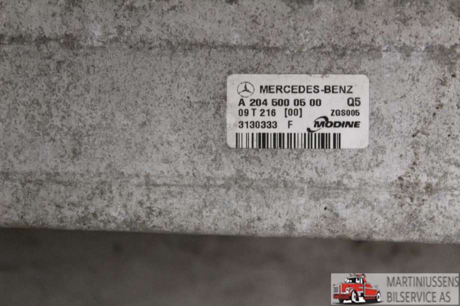Intercooler til Mercedes C-Klasse 2007-2011 (Fase 1) (W204) (W204) (MERCEDES||A 204 500 05 00)