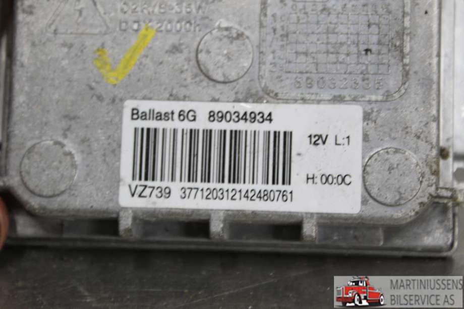 Styreenhet xenon/ballast til Volvo S60 2005-2010 (Type I, Fase 2)  (VOLVO||89034934)