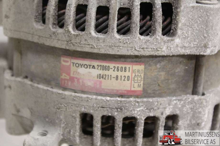 Dynamo til Toyota RAV4 2013-2015 (Type IV, Fase 1)  (TOYOTA||27060-26081)