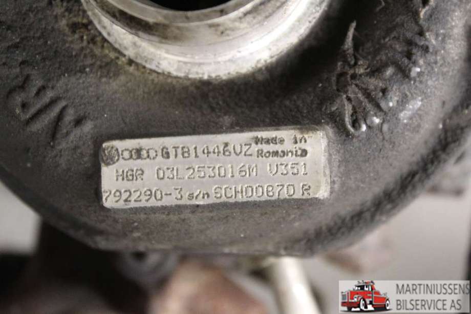 Turbo til VW Transporter / Caravelle 2009-2015 (Fase 2) (T5) (T5) (VOLKSWAGEN||03L 253 016M|GTB1446VZ)