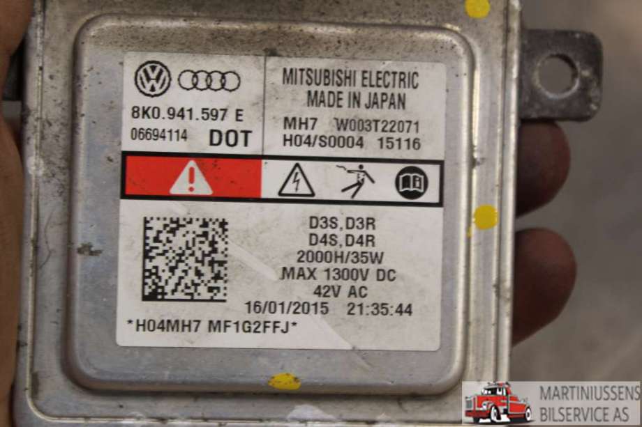 Styreenhet xenon/ballast til VW Transporter / Caravelle 2009-2015 (Fase 2) (T5) (T5) (VOLKSWAGEN||8K0.941.597.E)