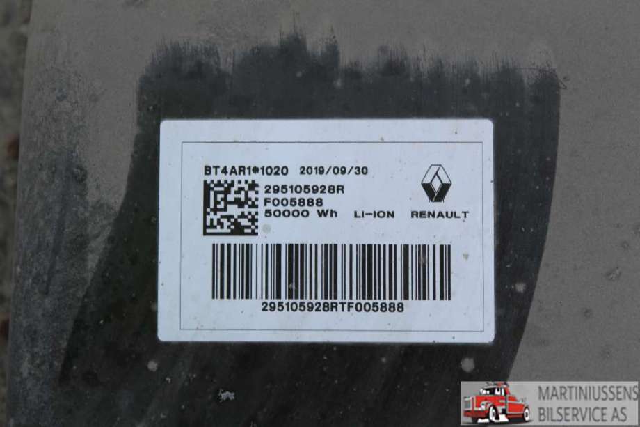 Batteripakke elbil til Renault Zoe 2013-2019 (Fase 1)  (RENAULT||295105928R)