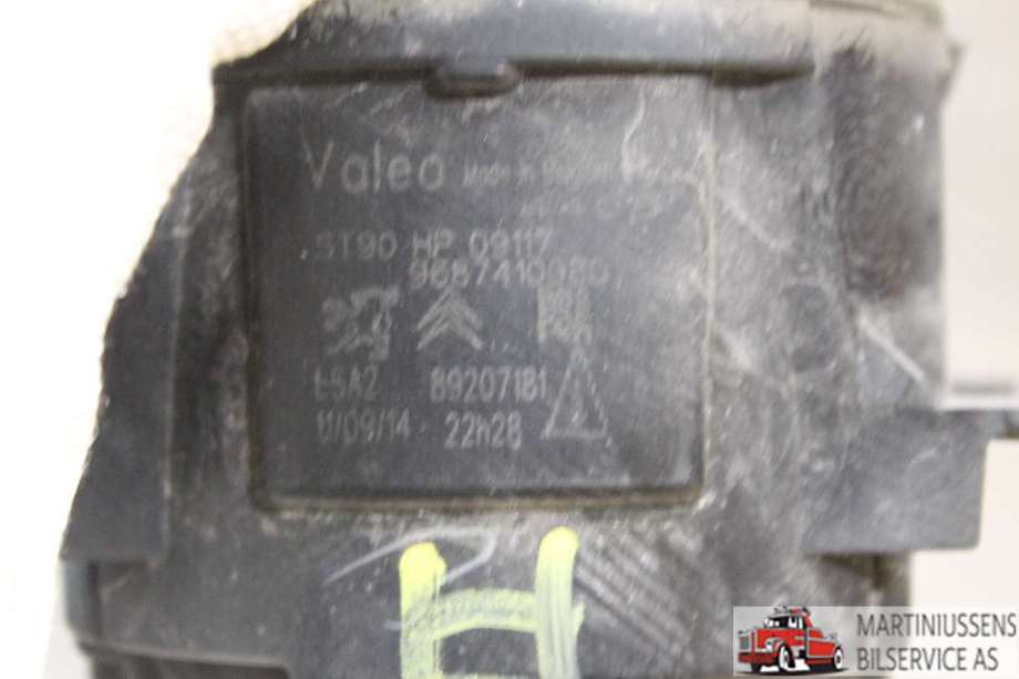 Tåkelykt høyre foran til Citroën C4, Picasso 2013-2018 (Type II)  (CITROEN||9687410080)