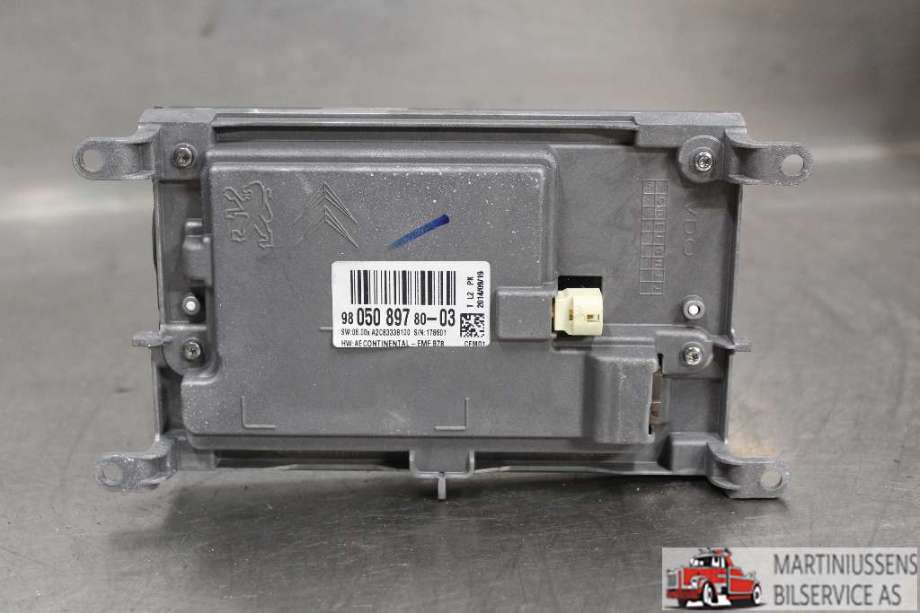 Varmeapparat betjening til Citroën C4, Picasso 2013-2018 (Type II)  (CITROEN||98 050 897 80-03)