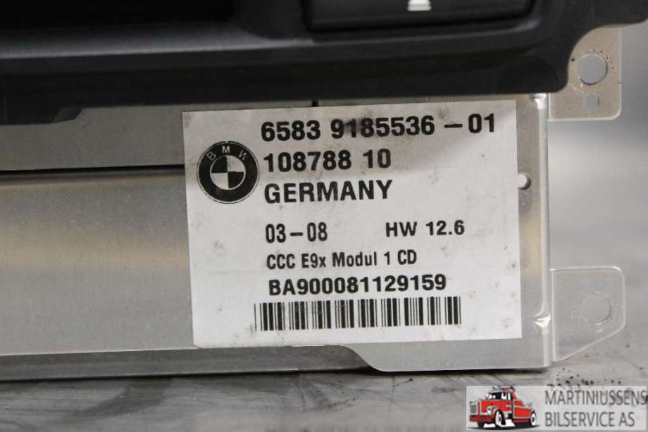 Bilstereo til BMW 3-Serie 2005-2011 (E90/E91/E92/E93) (E90/E91/E92/E93) (BMW||6583 9185536-01)